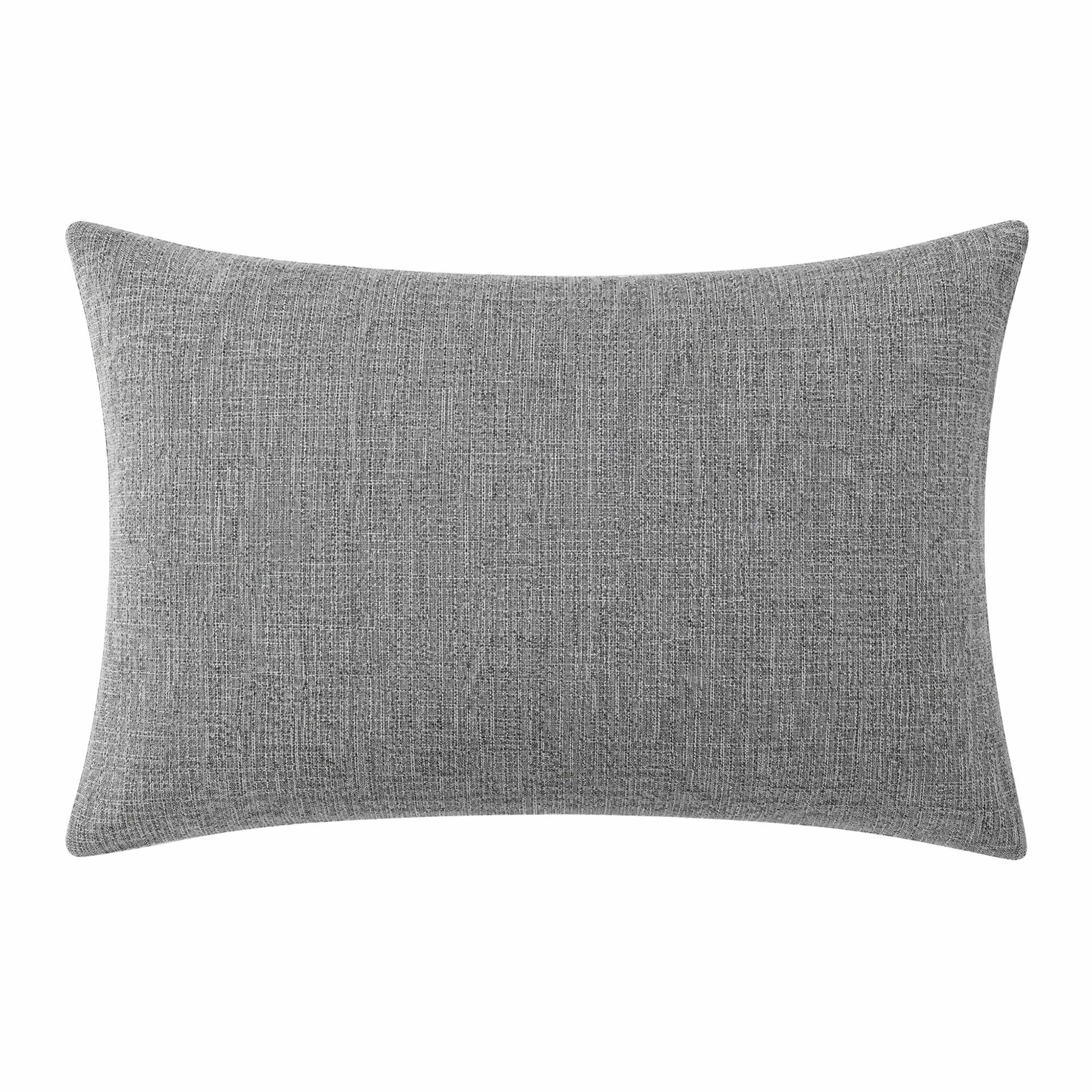 Unique Bargains Lumbar Support Pillow Flax Back Support for Driving Gray 11.8"x19.7"