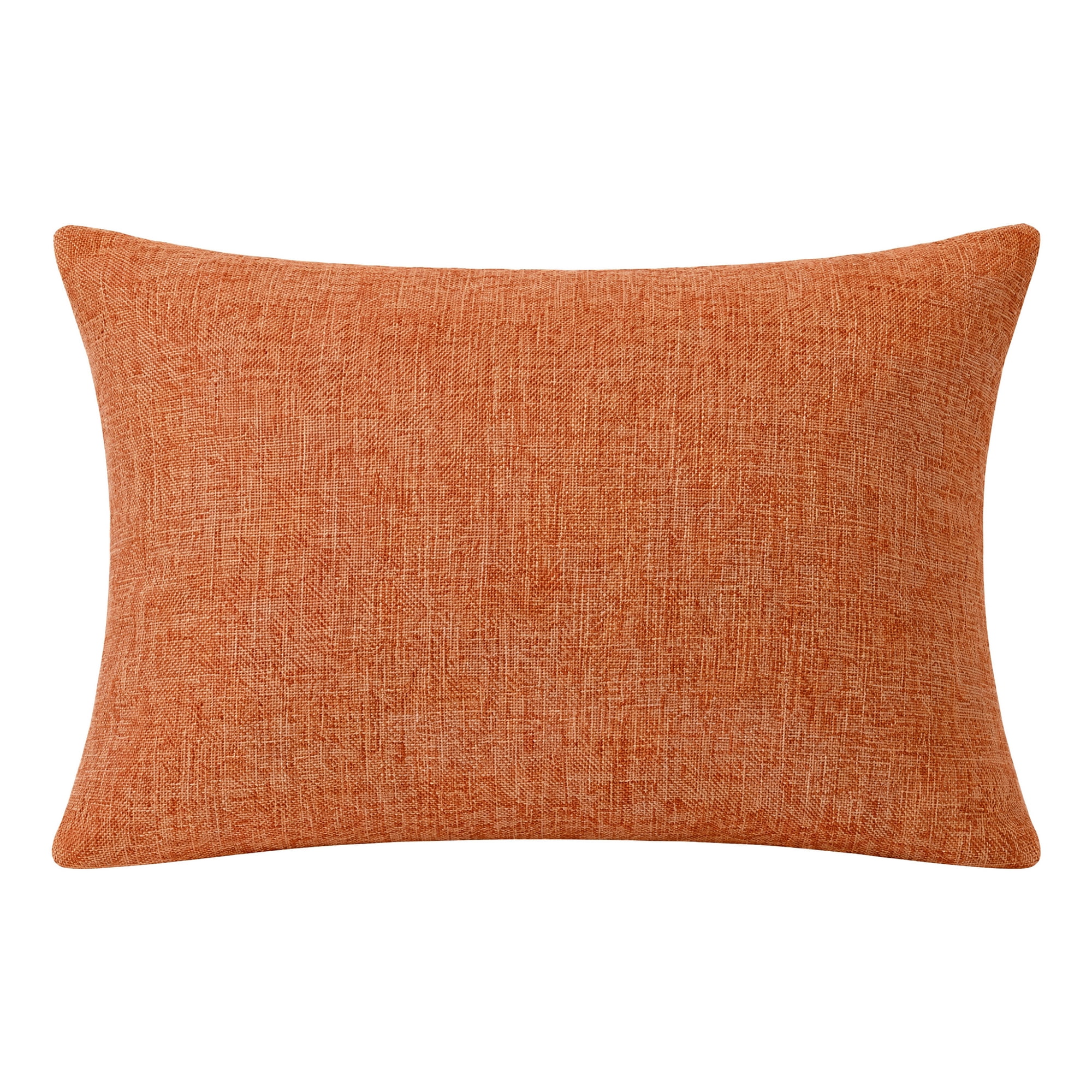 Unique Bargains Lumbar Support Pillow Flax Back Support for Driving Orange 11.8"x19.7"