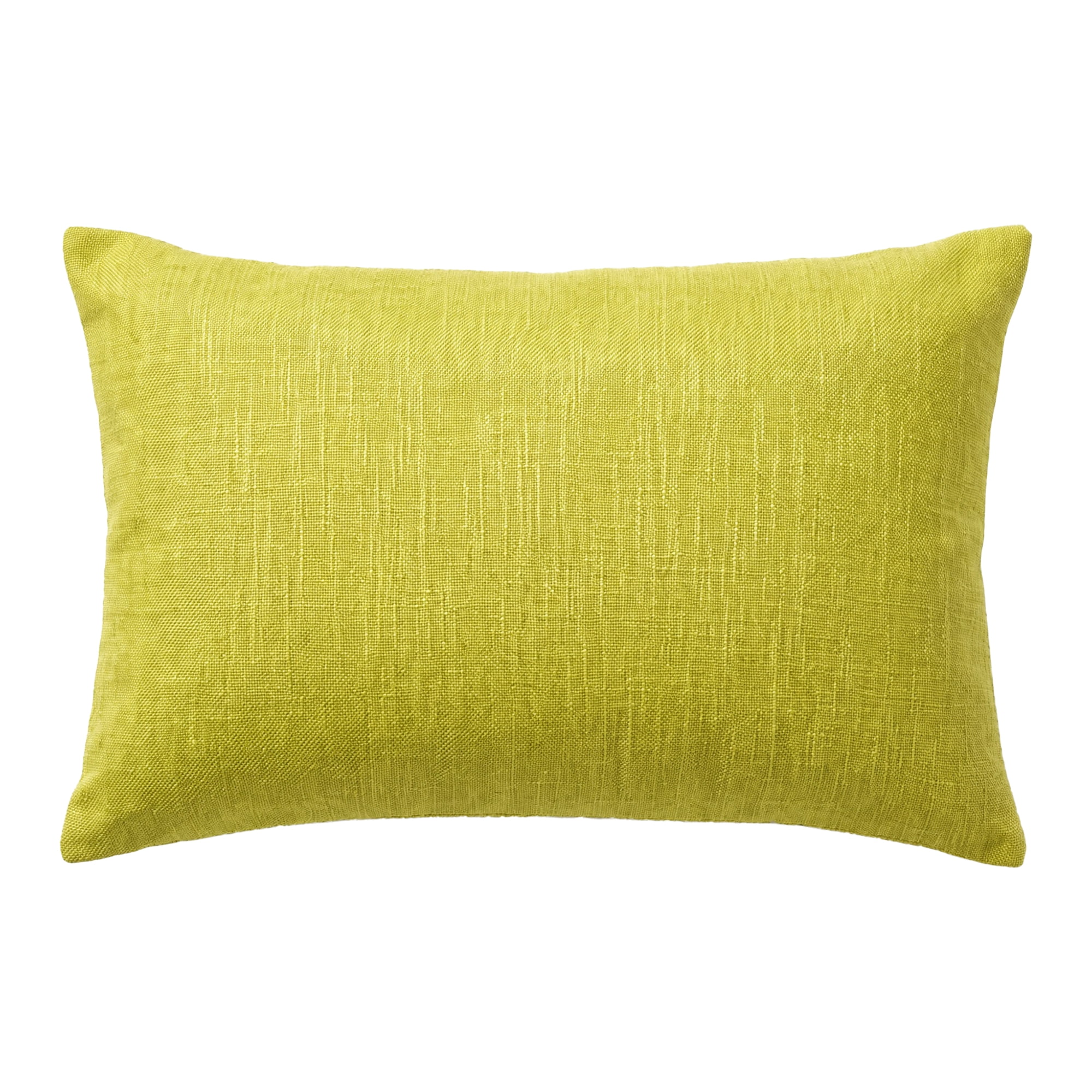 Unique Bargains Lumbar Support Pillow Flax Back Support for Driving Yellow 11.8"x19.7"