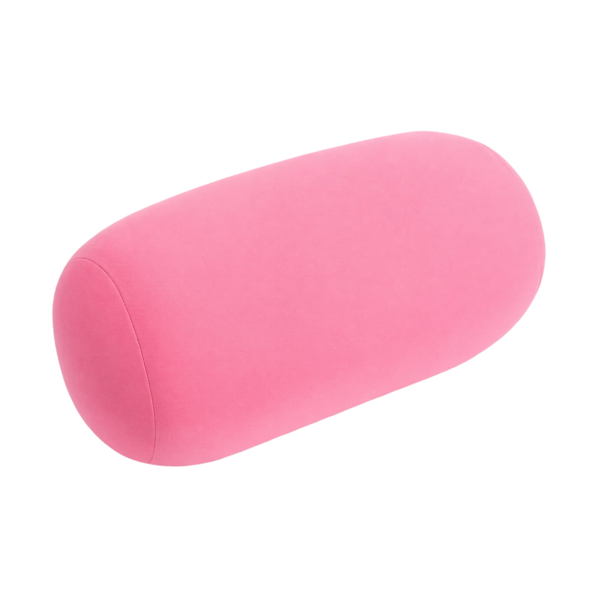 Unique Bargains Lumbar Support Pillow Foam Particle Back Support Bright Pink 11.8" x 6.3"