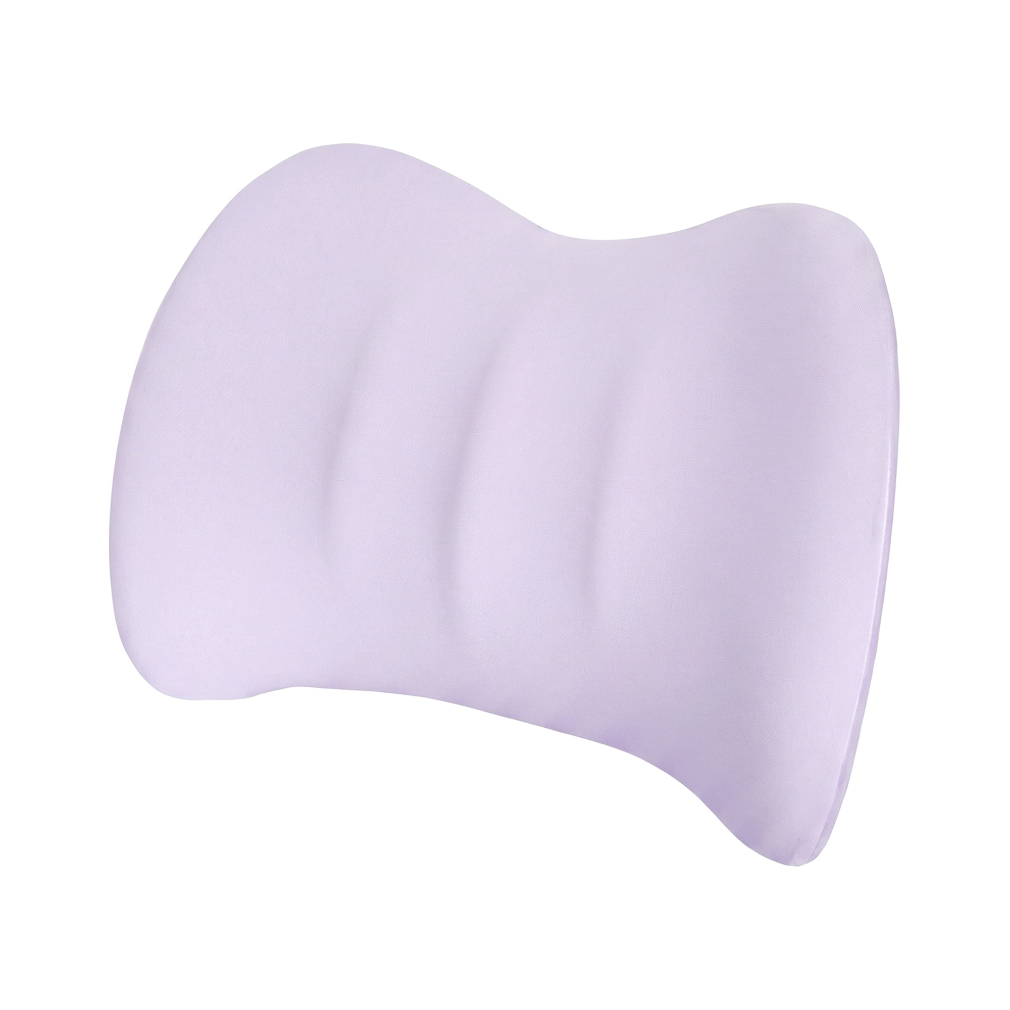 Unique Bargains Lumbar Support Pillow Memory Foam Back Support Purple 16.5" x 3.9" x 12.2"