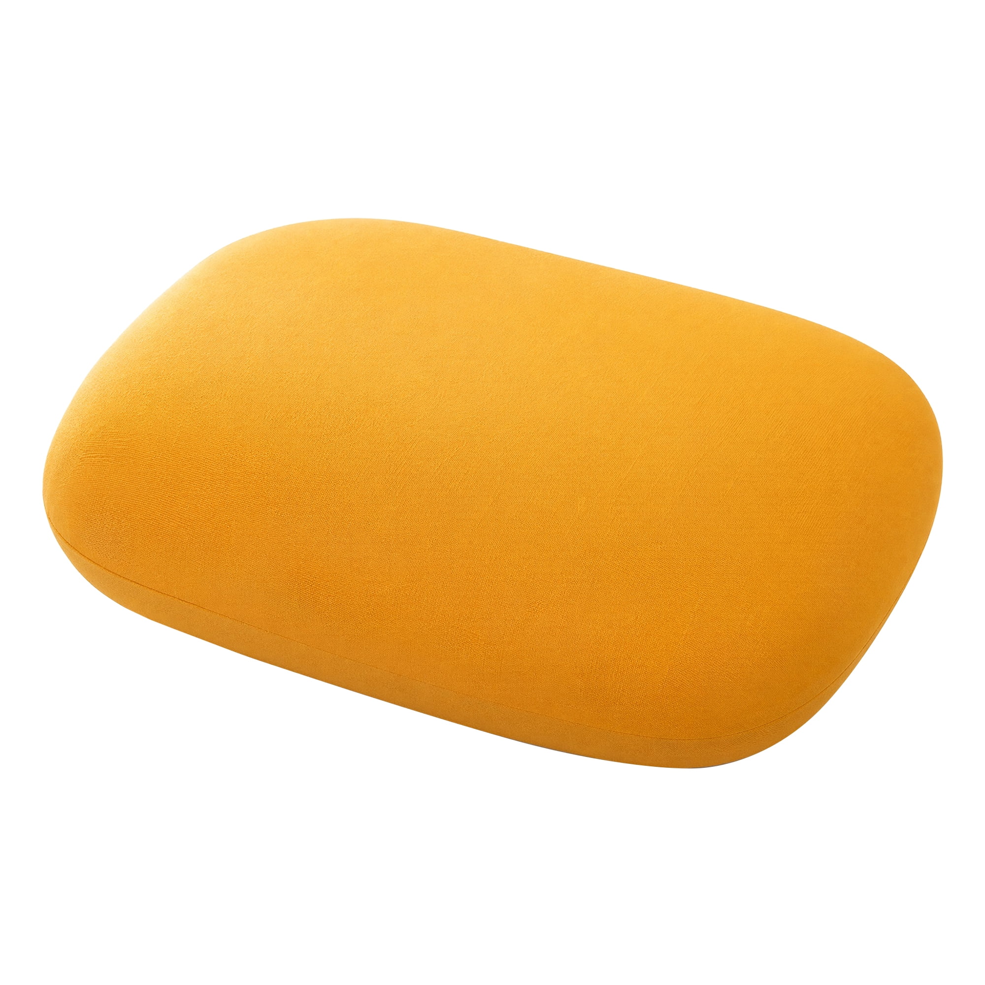 Unique Bargains Lumbar Support Pillow  Memory Foam Back Support Yellow 15"x10.2"x3.9"