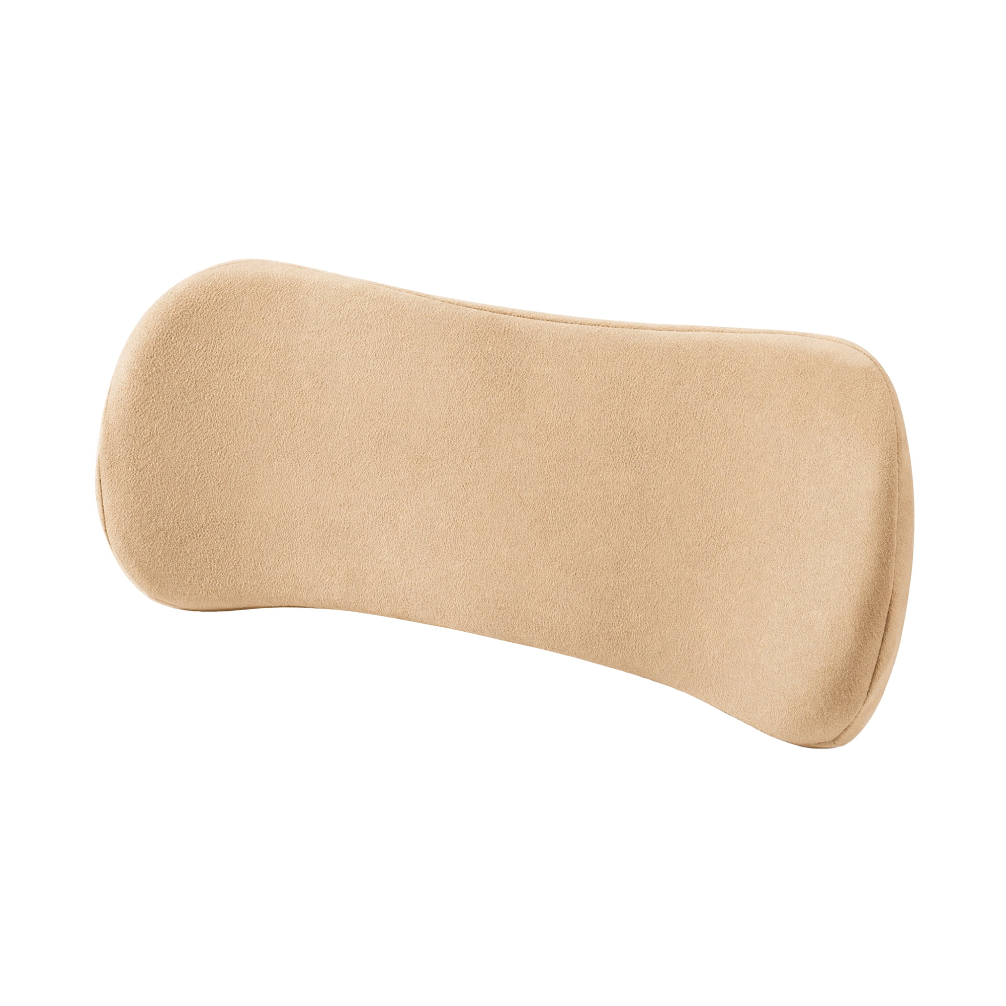 Unique Bargains Lumbar Support Pillow for Back Support Amber Brown 14.2" x 6.7"