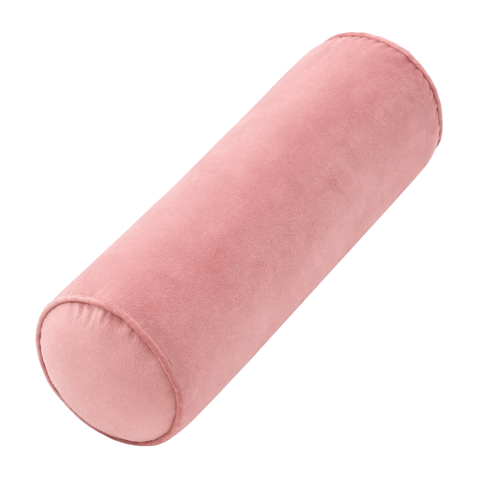 Unique Bargains Lumbar Support Wool Pillow for Back Support Nude Pink 19.7"x6.7"