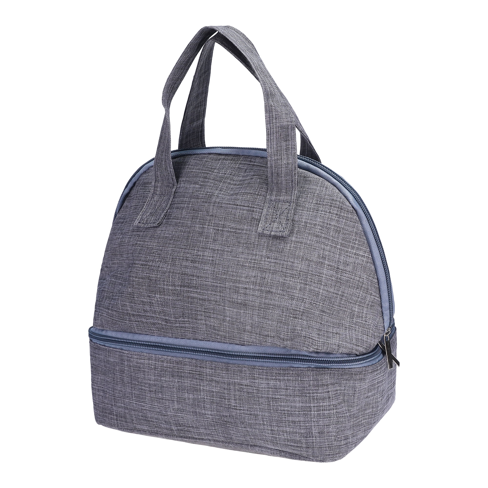 Unique Bargains Lunch Bag Insulated Bag Cute Tote Bag Gray