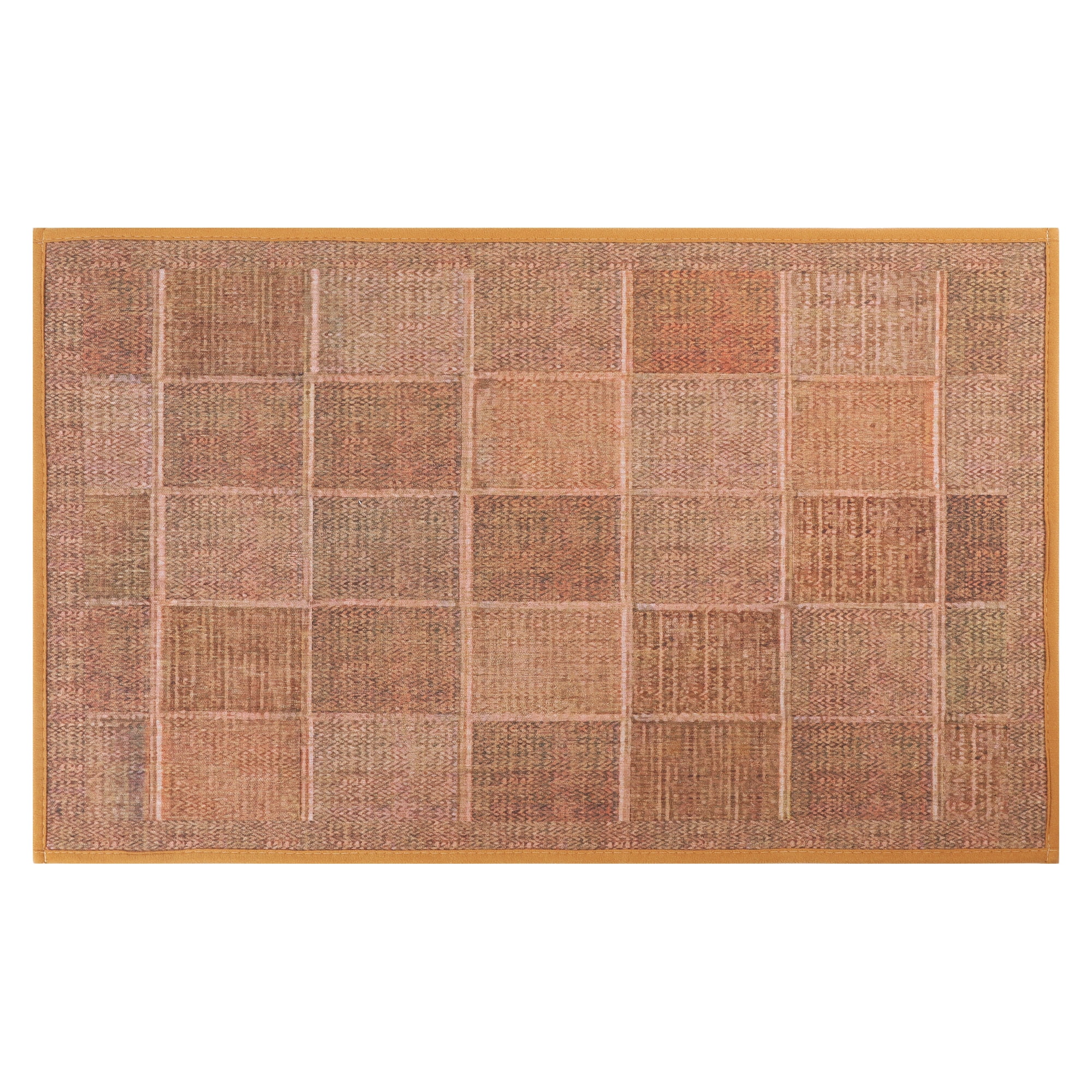 Unique Bargains Luxury Bath Floor Mats Soft Absorbent Bath Rugs Quick Dry Brown 20" x 32"
