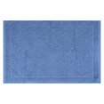 thumbnail image 1 of Unique Bargains Luxury Bath Mat Cotton Absorbent Hotel Spa Shower Floor Towel Blue, 1 of 7