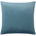 thumbnail image 1 of Unique Bargains Luxury Euro Velvet Square Decorative Throw Pillow Cover, 18" x 18" Pale Blue Green, 1 of 8
