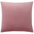thumbnail image 1 of Unique Bargains Luxury Euro Velvet Square Decorative Throw Pillow Cover, 18" x 18" Pink, 1 of 8