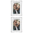 thumbnail image 1 of Unique Bargains Luxury Picture Frame Retro Plated Photo Frames Vertically or Horizontally Silver 4x6/5x7, 1 of 6