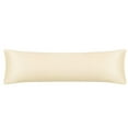 thumbnail image 1 of Unique Bargains Luxury Silky Satin Body Pillow Case Cream 20" x 54", 1 of 8