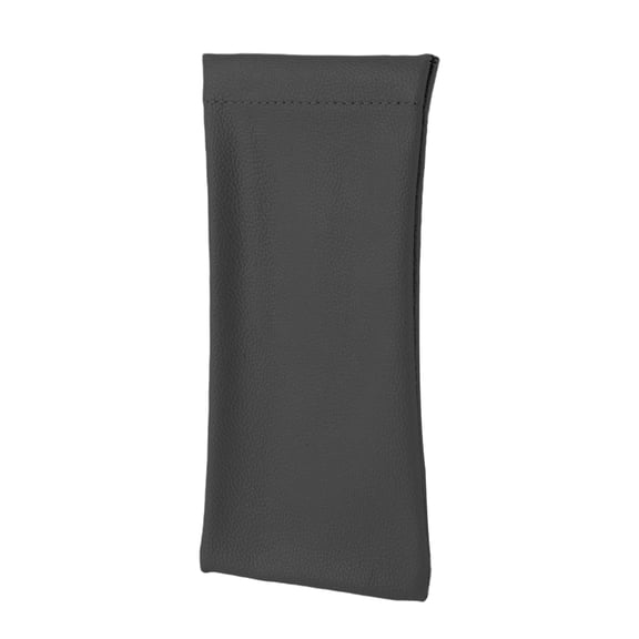 Unique Bargains Lychee Pattern Eyeglasses Bag Classic Simple Sunglass Case Black