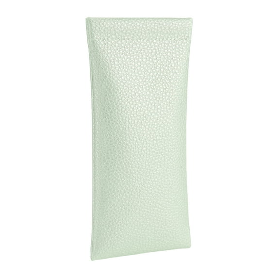 Unique Bargains Lychee Pattern Eyeglasses Bag Portable Eyeglasses Storage 7.09"x3.54" Green