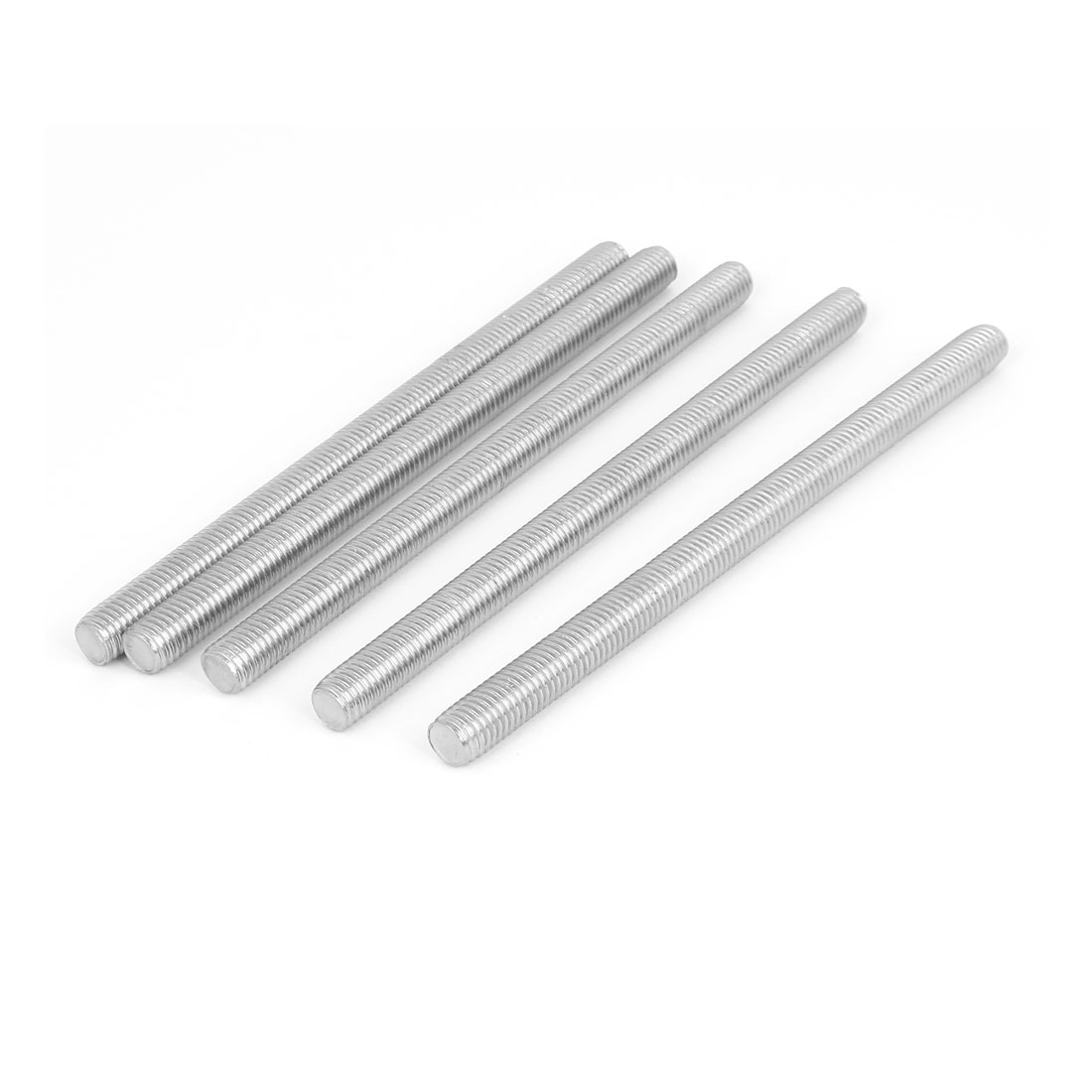 Unique Bargains M10 x 180mm Metric Right Hand Thread Fully Threaded Rod Stud Fastener 5Pcs