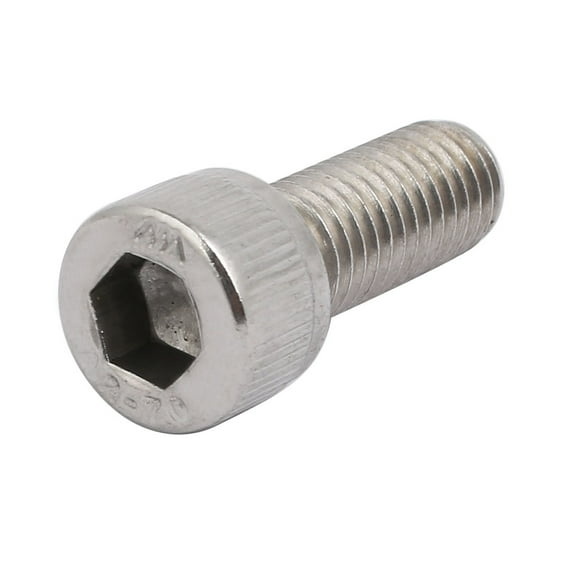 Unique Bargains M10x25mm 304 Stainless Steel Left Hand Thread Hex Socket Head Cap Screw Fastener