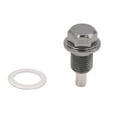 thumbnail image 1 of Unique Bargains M12 x 1.25mm Thread Gray Magnetic Auto Car Oil Pan Drain Bolt Kit w Washer, 1 of 5