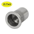 thumbnail image 1 of Unique Bargains M12 x 1.75mm 304 Stainless Steel Knurled Blind Rivet Nut Insert 20Pcs, 1 of 5