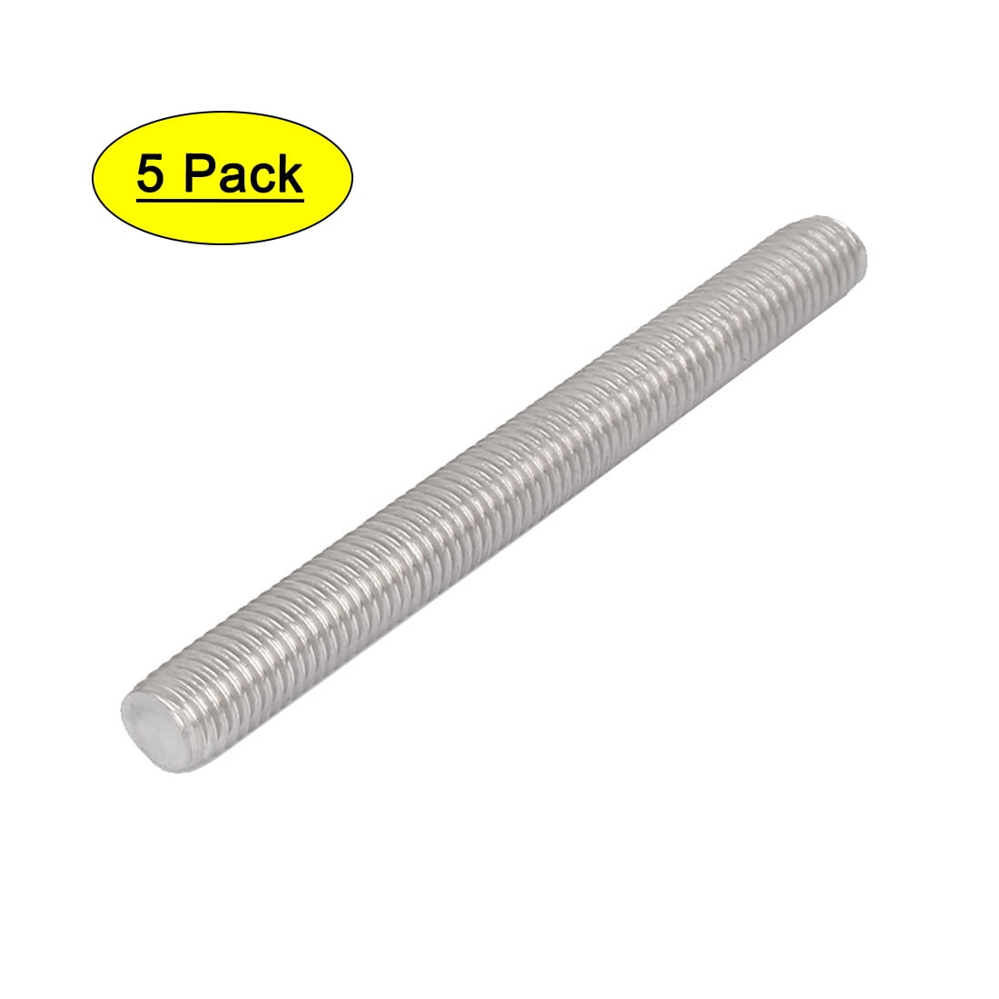 Unique Bargains M12 x 120mm Metric Right Hand Thread Fully Threaded Rod Stud Fastener 5Pcs