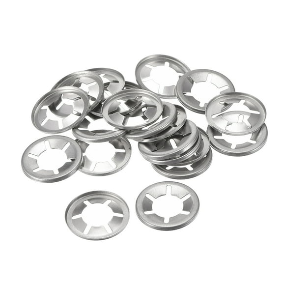 Unique Bargains M14 Washer 13.5mm I.D. 28mm O.D. Speed Clip Stainless Steel 20pcs