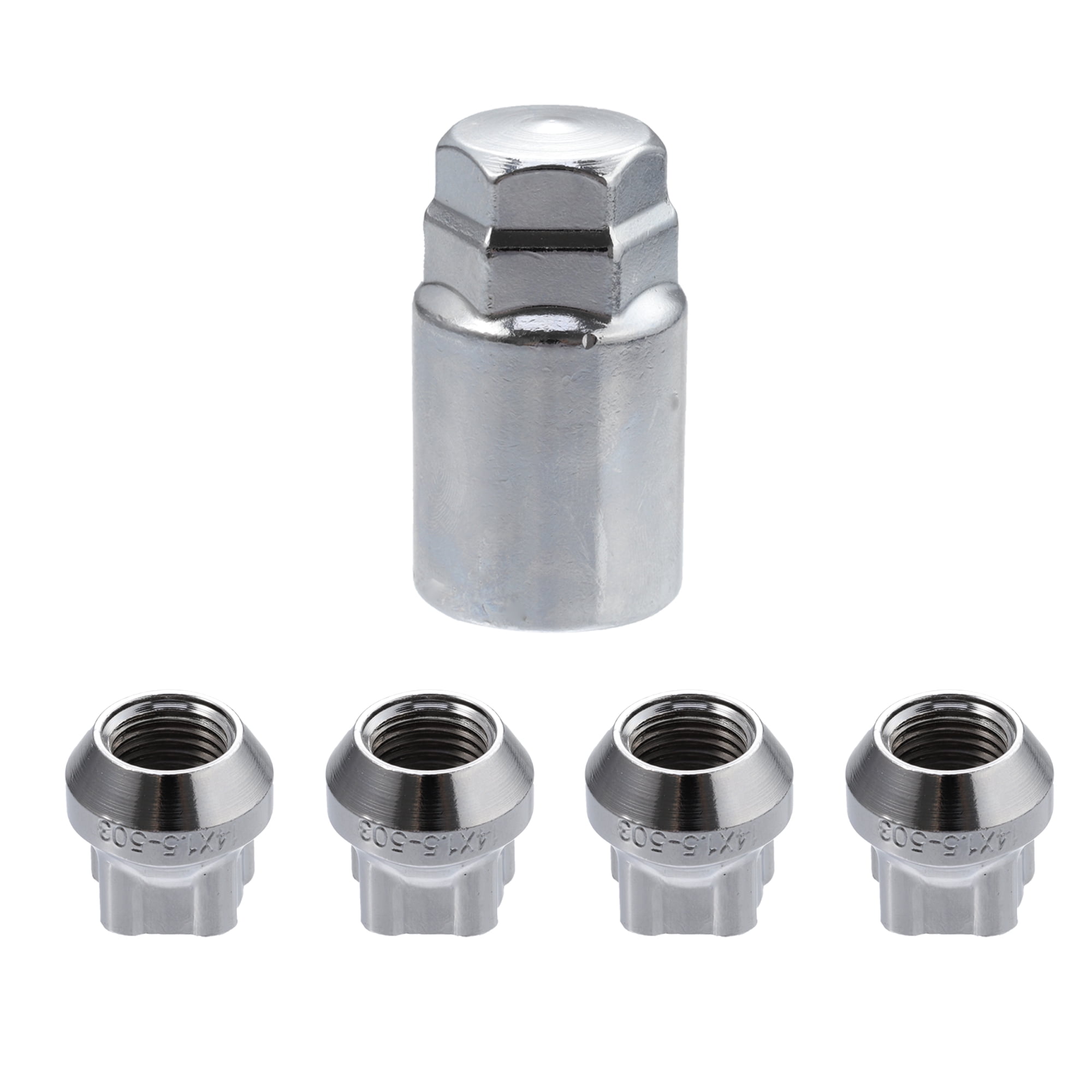 Unique Bargains M14x1.5 Car Wheel Lock Lug Nuts Set Anti Theft for Tesla Model