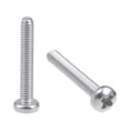 thumbnail image 1 of Unique Bargains M2.5x16mm Machine Screws Pan Phillips Head Screw Fasteners Bolts 100Pcs, 1 of 5