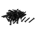 thumbnail image 1 of Unique Bargains M2.5x20mm 10.9 Carbon Steel Countersunk Head Hex Socket Screw Black 40pcs, 1 of 1