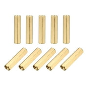 Unique Bargains M3 x 20mm Female Thread Brass Hex Standoff Spacers Rod Spacer Coupler Nut 25Pcs