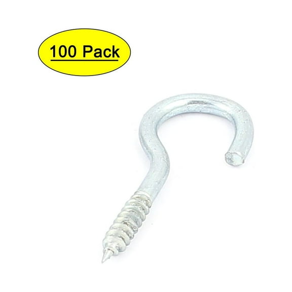 Unique Bargains M3x11mm Thread Zinc Plated Eye Bolt Eyelet Hook Screw Assortment Blue 100pcs