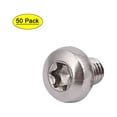 thumbnail image 1 of Unique Bargains M3x4mm 304 Stainless Steel Button Head Torx Screws Bolts T10 Drive 50pcs, 1 of 5