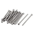 thumbnail image 1 of Unique Bargains M3x50mm 0.5mm Pitch Stainless Steel Bolts Socket Cap Head Hex Screws 20Pcs, 1 of 4