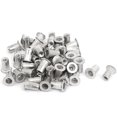 thumbnail image 1 of Unique Bargains M4 Thread Aluminum Rivet Nut Insert 50Pcs, 1 of 1