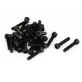 thumbnail image 1 of Unique Bargains M4 x 20mm 12.9 Alloy Steel Machine Bolt Hex Socket Head Cap Screws Black 30Pcs, 1 of 1