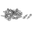 thumbnail image 1 of Unique Bargains M4 x 25mm 304 Stainless Steel  Hex Head Bolts Nuts w Washers 20 Sets, 1 of 4