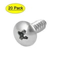thumbnail image 1 of Unique Bargains M4x10mm 316 Stainless Steel Head Self Tapping Screws 20Pcs, 1 of 5