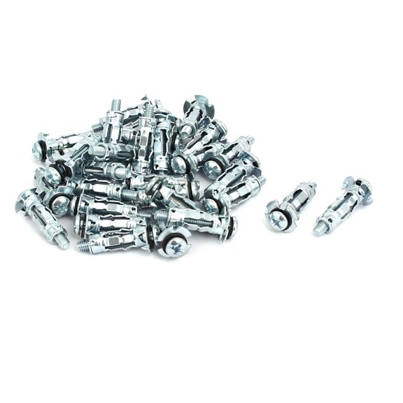 Unique Bargains M4x20mm Socket Head Expansion Bolt Sleeve 30Pcs