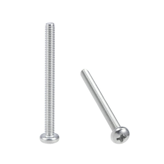 Unique Bargains M4x45mm Machine Screws Pan Phillips Cross Head Screw Fasteners Bolts 20Pcs