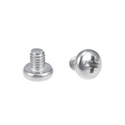 Unique Bargains M4x5mm Machine Screws Pan Phillips Cross Head Screw Fasteners Bolts 30Pcs