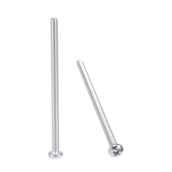 Unique Bargains M4x70mm Machine Screws Pan Phillips Cross Head Screw Fasteners Bolts 10Pcs