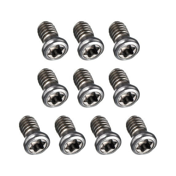 Unique Bargains M4x8mm Torx Screws For Replaces Carbide Insert CNC Lathe Tool 10pcs