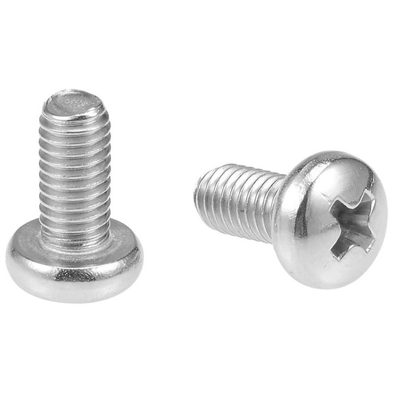 Unique Bargains M5x10mm Machine Screws Phillips Cross Pan Head Screw 20Pcs