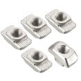 thumbnail image 1 of Unique Bargains M6 Sliding T Slot Nuts for 4545 Series Aluminum Extrusion Profile 10 Pcs, 1 of 5