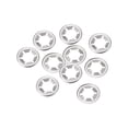 thumbnail image 1 of Unique Bargains M6 Washer 5.1mm I.D. 15mm O.D. Speed Clip Stainless Steel 10Pcs, 1 of 2