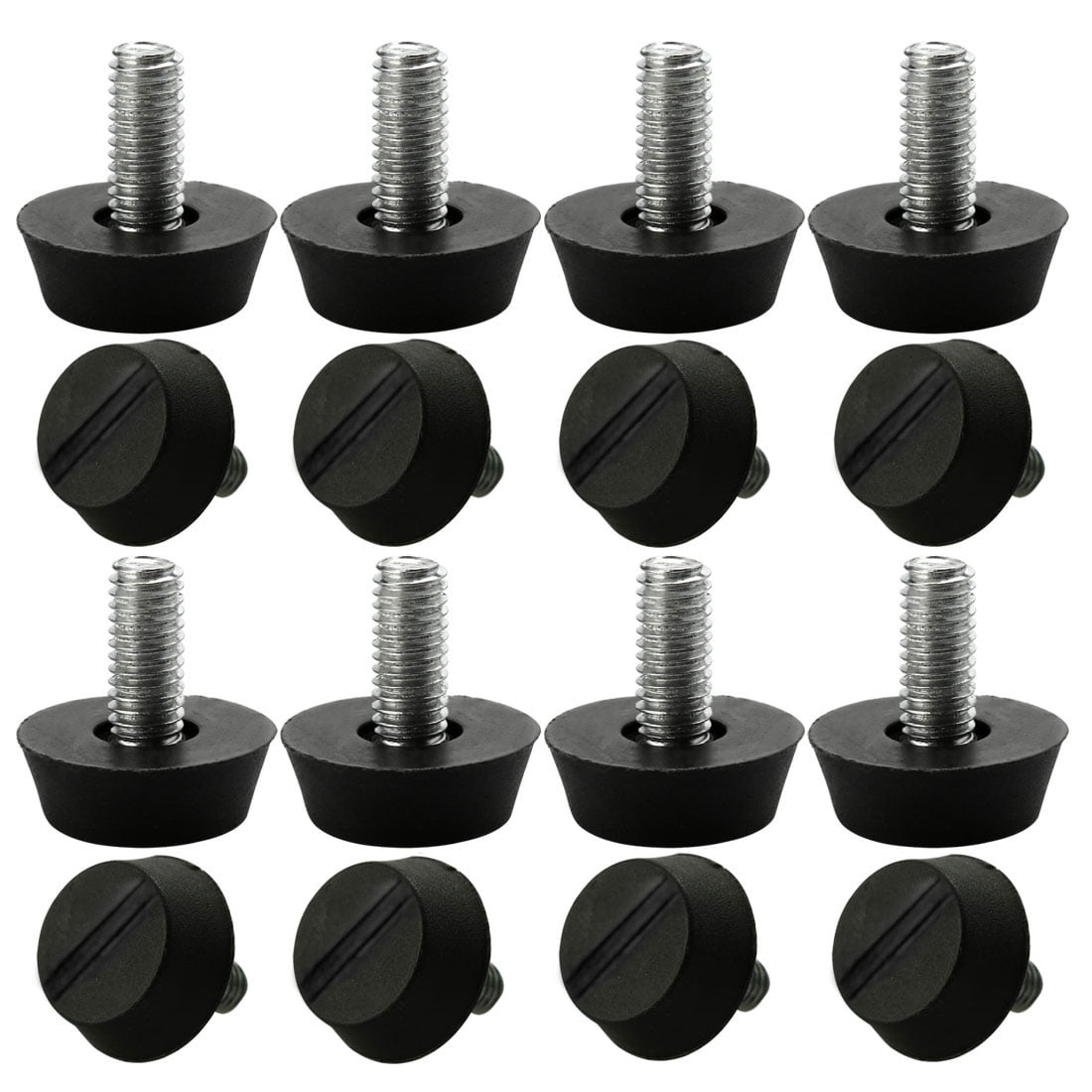 Unique Bargains M6 x 13 x 20mm Adjustable Leveling Feet Floor Protector