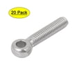 thumbnail image 1 of Unique Bargains M6 x 30mm 304 Stainless Steel Machine Shoulder Lift Eye Bolt Rigging 20pcs, 1 of 5
