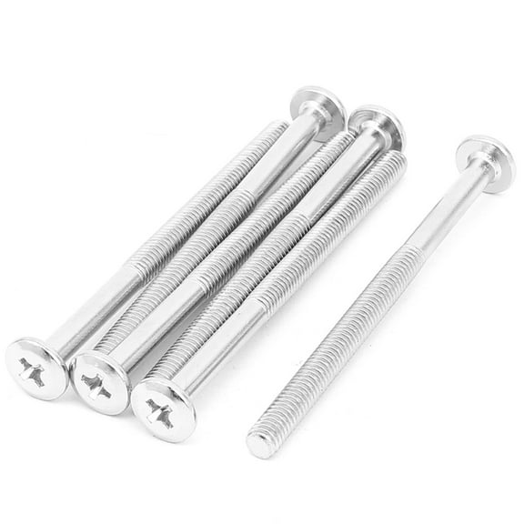 Unique Bargains M6 x 65mm Threaded 1mm Pitch Hex Socket Head Cap Screw Bolt Bronze Tone (6-pack)