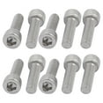 thumbnail image 1 of Unique Bargains M6x20mm 0.75mm Pitch 304 Stainless Steel Hex Socket Head Cap Screws Bolts 10pcs, 1 of 2