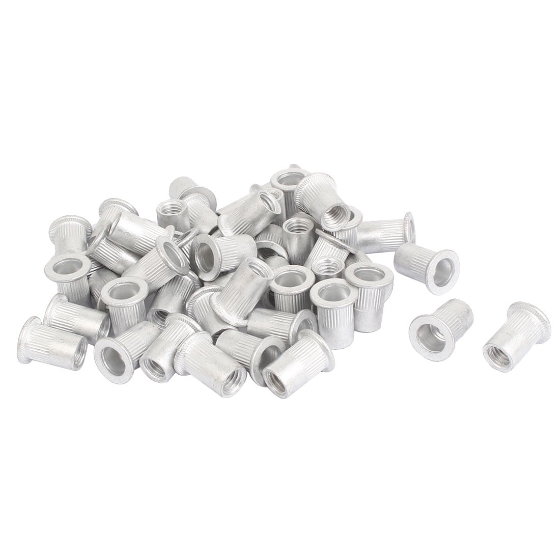 Unique Bargains M8 Thread Aluminum Rivet Nut Insert 50Pcs - Walmart.com