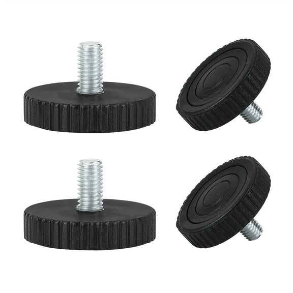 Unique Bargains M8 x 15 x 40mm Leveling Feet Adjustable Leveler for House Cabinet Leg 4Pcs