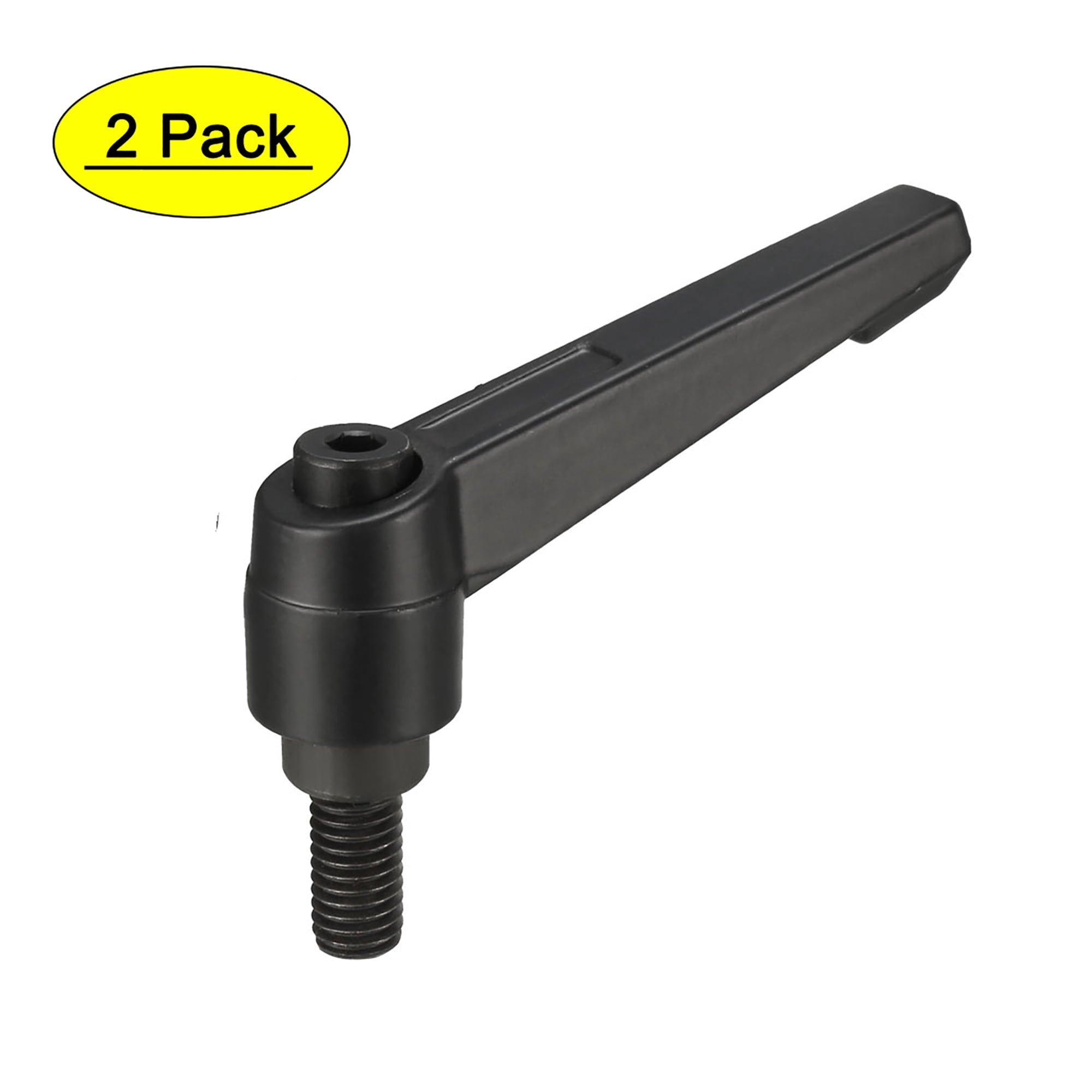 Unique Bargains M8 x 15mm Metric Adjustable Clamping Lever Handle with ...