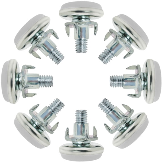 Unique Bargains M8 x 20 x 30mm Leveling Feet Adjustable Leveler for Furniture Chair Leg 8Pcs